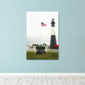Tybee Island Vuurtoren Station Canvas Print (Insitu (Houten vloer))