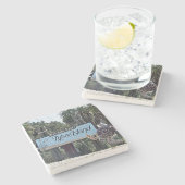 Tybee Island Welkom Onderzetter, Stenen Onderzetter (Zijkant)