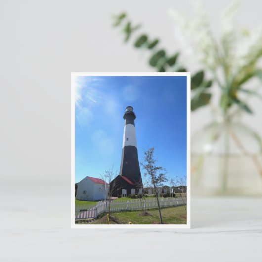 Tybee Lighthouse Briefkaart (Staand voorkant)