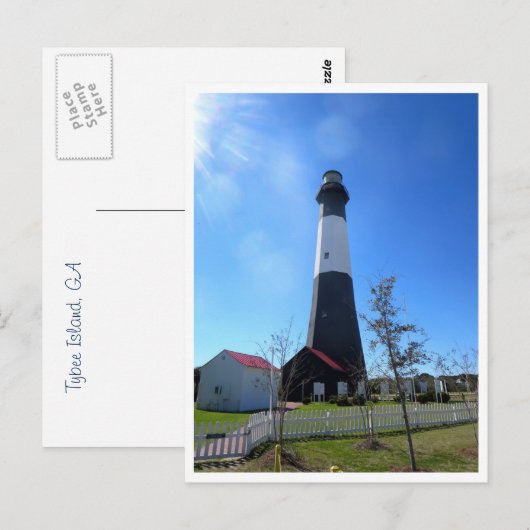 Tybee Lighthouse Briefkaart (Voorkant / Achterkant)