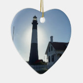 Tybee Lighthouse Keramisch Ornament (Rechts)