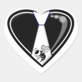 TYBEE LOVE HART STICKER (Voorkant)