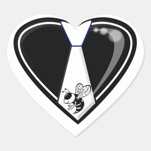 TYBEE LOVE HART STICKER (Voorkant)