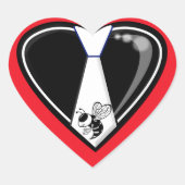 TYBEE LOVE HART STICKER (Voorkant)