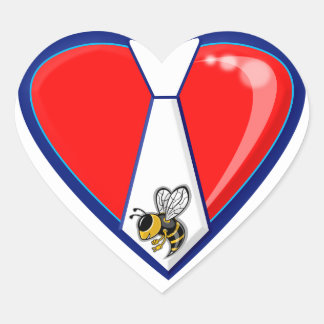 TYBEE LOVE HART STICKER