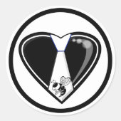 TYBEE LOVE RONDE STICKER (Voorkant)