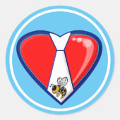 TYBEE LOVE RONDE STICKER (Voorkant)