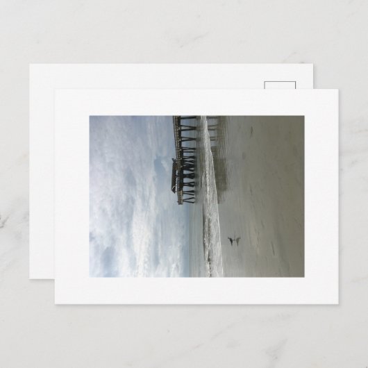 Tybee Pier Briefkaart (Voorkant / Achterkant)