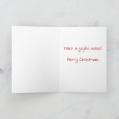 Tybee Santa Christmas Kaart (Binnen)