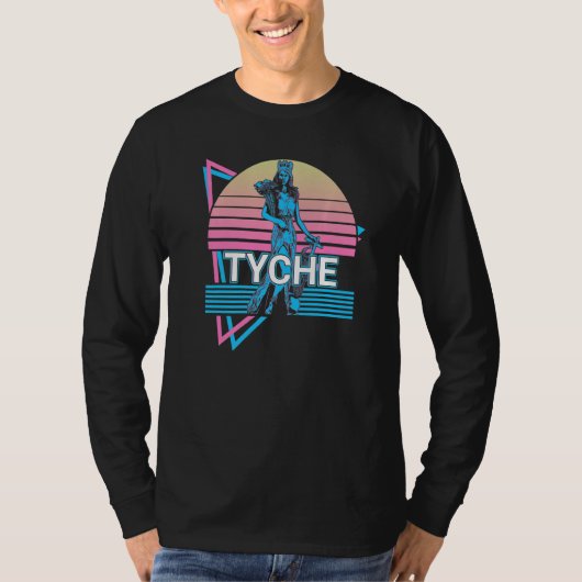 Tyche Goddess of Good Luck and Fortune Retro   T-shirt (Voorkant)