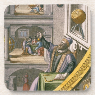 Tycho Brahe (1546-1601) van 40 jaar, onder zijn as Drankjes Onderzetter