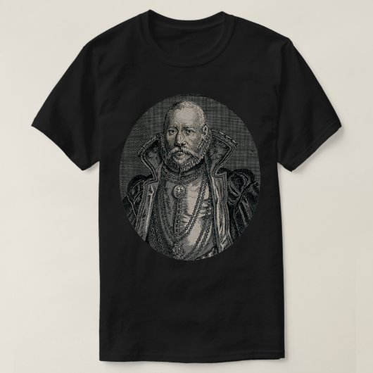 Tycho Brahe Deense astronoom Denemarken Astronomie T-shirt (Design voorkant)