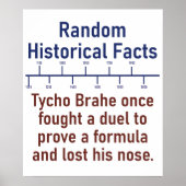 Tycho Brahe heeft eens een duel gevonden - geschie Poster (Voorkant)