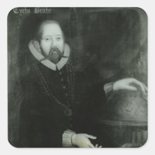 Tycho Brahe Vierkante Sticker