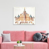 Tycho Brahe's observatorium Uraniborg Canvas Afdruk (Insitu (Woonkamer))