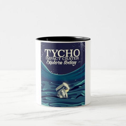 Tycho maanreisposter tweekleurige koffiemok (Center)