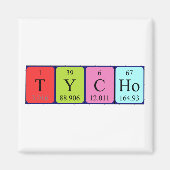 Tycho periodieke table name magnet (Voorkant)