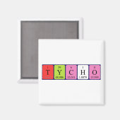 Tycho periodieke table name magnet (Voorkant / Achterkant)