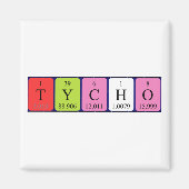 Tycho periodieke table name magnet (Voorkant)