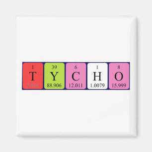 Tycho periodieke table name magnet