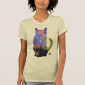 Tycho Space In Kat T-shirt (Voorkant)