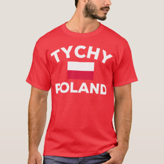 Tychy Polen Poolse Vlag Stad familie T-shirt