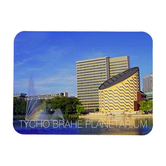 Tyco Brahe Planetarium Kopenhagen Magneet (Horizontaal)