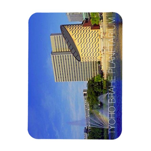 Tyco Brahe Planetarium Kopenhagen Magneet (Verticaal)