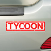 Tycoon Stamp Bumpersticker (Op auto)