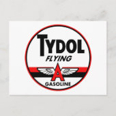 Tydol Flying Gasoline  teken Briefkaart (Voorkant)