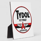 Tydol Flying Gasoline vintage bord Fotoplaat (Zijkant)