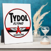 Tydol Flying Gasoline vintage bord Fotoplaat (Zijkant)