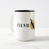 Tydvil Hotel - Large Coffee Mok - Logo #1 (Voorkant links)