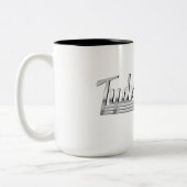 Tydvil Hotel Large Coffee Mok Logo #3 (Links)