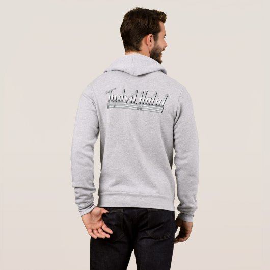 Tydvil Hotel - Mannen Zipper Jacket - Logo #3 Hoodie (Achterkant volledig)