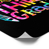 Tye Die Hallo 3e klas leraar student Byck naar sch Poster (Hoek)