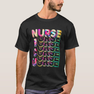 Tye Die Nicu Verpleegster Tye Die Vrouwen Mannen N T-shirt