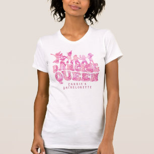 Tye-Dye 2 Disco Vrijgezellenfeest Retro Danskoning T-shirt