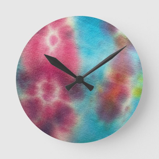 Tye Dye #2 Ronde Klok (Voorkant)