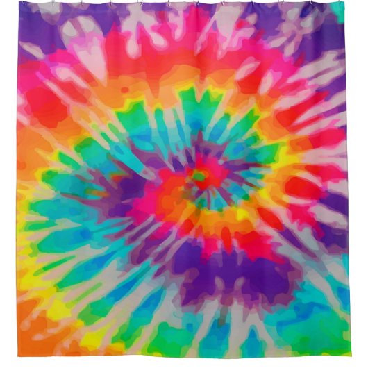 Tye-Dye-3 douchegordijn (Voorkant)