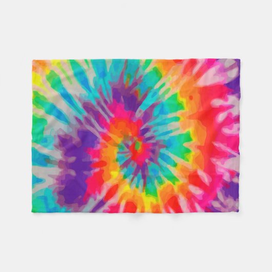 Tye-Dye-3 Fleece Blanket (Voorkant (Horizontaal))