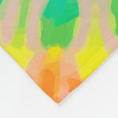 Tye-Dye-3 Fleece Blanket Deken (Hoek)