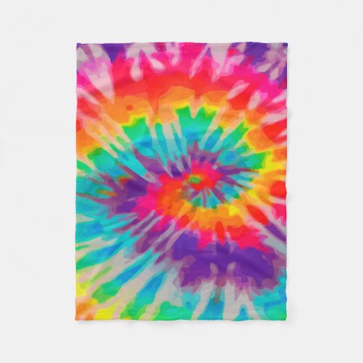Tye-Dye-3 Fleece Blanket Deken (Voorkant)