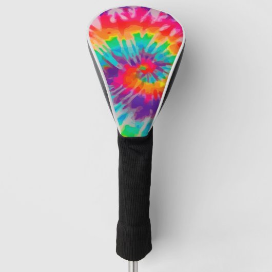 Tye-Dye-3 Golf Head Hoesje Golfheadcover (Voorkant)