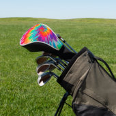 Tye-Dye-3 Golf Head Hoesje Golfheadcover (Insitu)