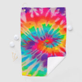 Tye-Dye-3 Golf Towel Golfhanddoek (Insitu)