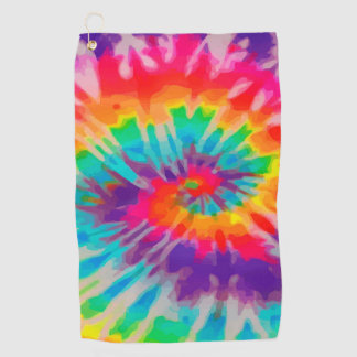 Tye-Dye-3 Golf Towel Golfhanddoek