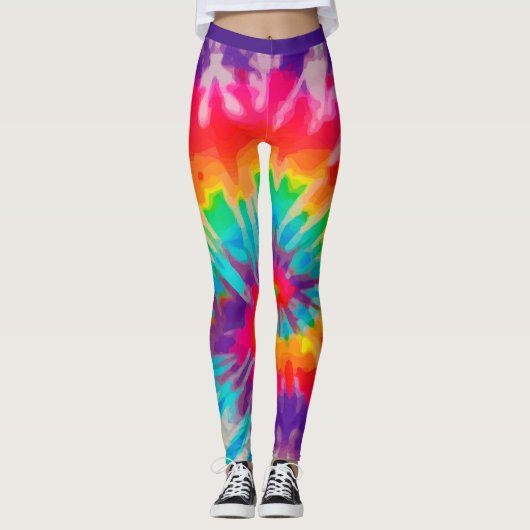 Tye-Dye-3-Leggings Leggings (Voorkant)