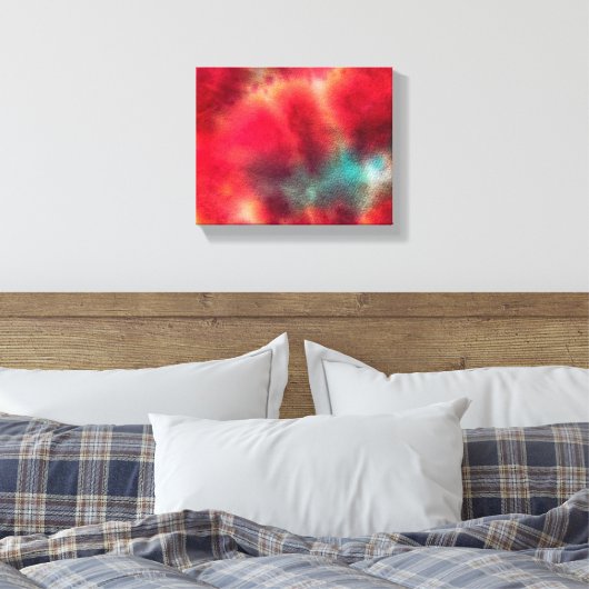 Tye Dye #4 Canvas Afdruk (Insitu (Slaapkamer))