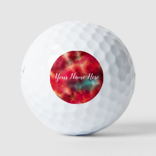 Tye Dye #4 Golf Balls Golfballen (Voorkant)